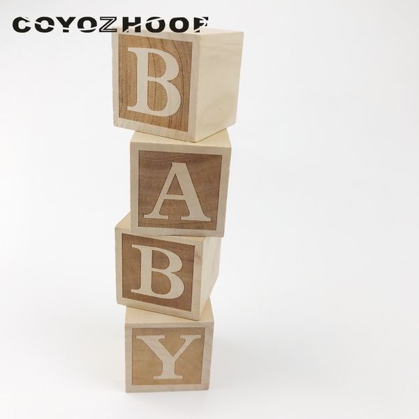 Oggetti decorativi Figurine 4 pezzi Blocchi di vivaio naturale 4 cm Blocchi per bambini Rustico bambina o ragazzi decorazioni per bambini Regali per bambini GIFTS BAMBINI 230818