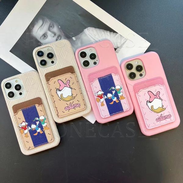 Lindas capas de telefone para iPhone 15 14 Pro Max Luxury TwoG Card Hi Quality Bolsa 18 17 16 15pro 14pro 13pro 13 12pro 12 11 Capa com caixa de logotipo Girl Woman 814