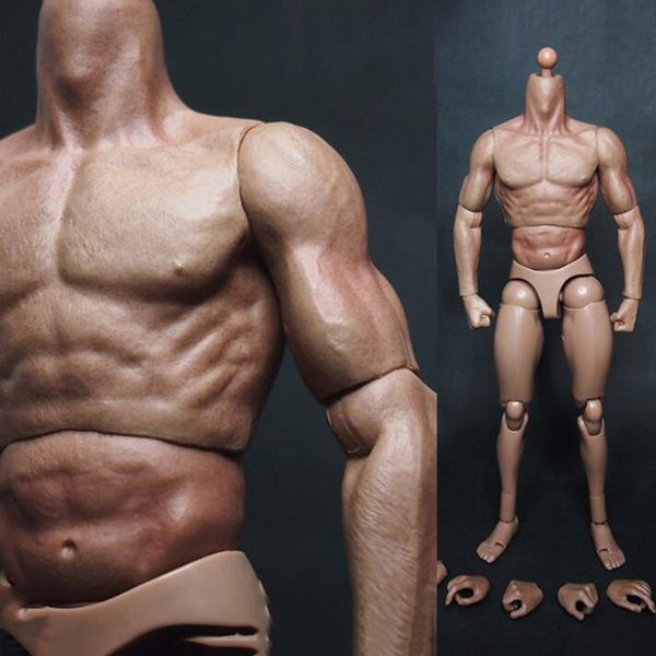 Figuras militares 1/6 escala S001 ZC Toy Macho Man Boy Body Figura Muscular Miscular semelhante ao TTM19 para 12 