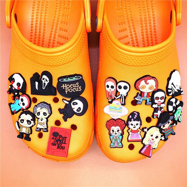 Acessórios para peças de sapatos Halloween Cog Charms Christmas Ghosts