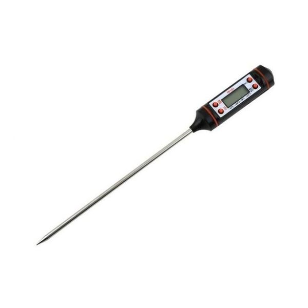 Thermometer Fleisch Küche Lebensmittel Thermometer Sonde Digital BBQ Kochwerkzeuge SS Wassermilch Keine Batterie BWDBE -Drop -Lieferung Hausgarten Ottyu