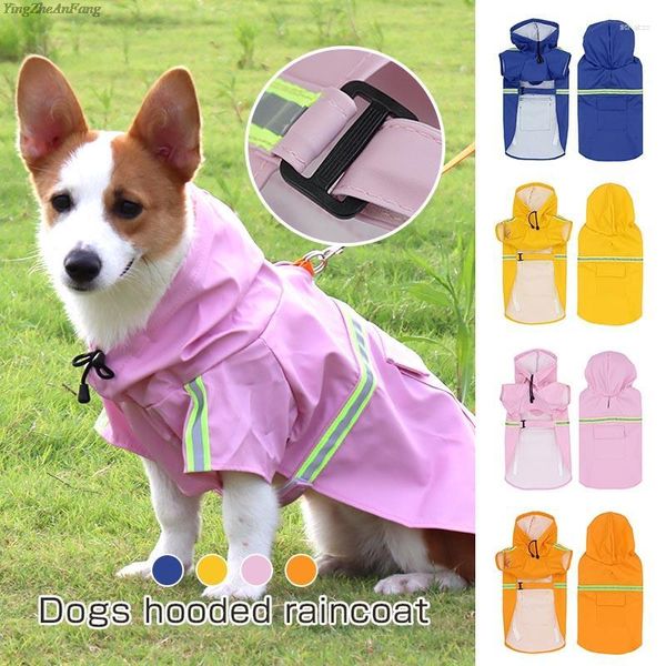 Собачья одежда Pet Poncho Paintscoats Отражающие маленькие большие собаки дождь водонепроницаемая комбинезон