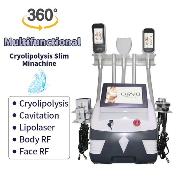 Ganzkörpermassagegerät, Kryolipolyse, Kryo-Doppelkinn-Behandlung, Fettgefrieren, Körperschlank-Maschine, Lipo-Laser-Kavitation, Kryolipolisis