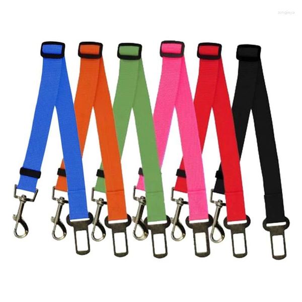 Colarinho de cachorro cinto de segurança de carros de gato de gato coleira ajustável veículo assento suprimentos para animais de estimação Harness alavanca segura colar de tração de cachorro accessoires