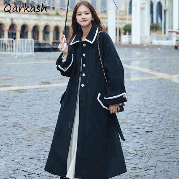 Damenjacken Mischung Frauen dicker Winter warm warmes Allmatch Design Outwear Kleidung Frauen Streetwear Patchwork Fashion Stylish täglich 230818