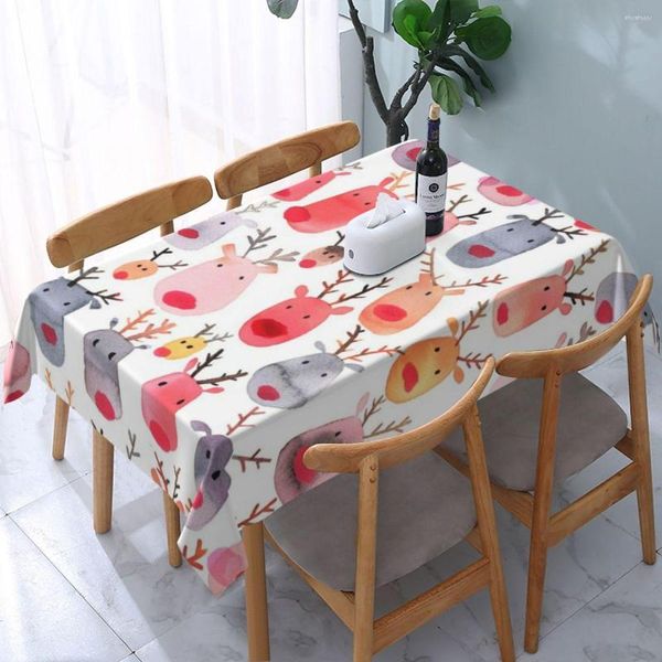 Renas de toLa de mesa fofura animal retangular domínio doméstico tapete home têxtil decoração de cozinha