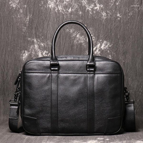 Valigette per laptop per laptop Office S for Men Cover Messenger Leather Computer Business Borse