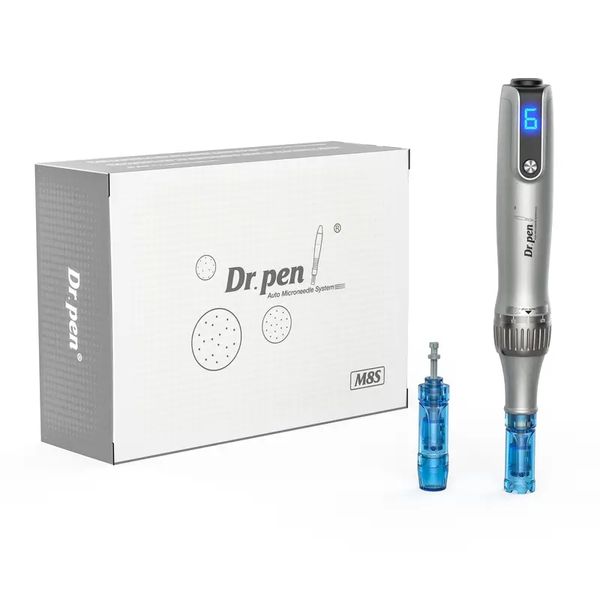 Dr. Pen M8S Mikroneedling Pen professionelles Kit - Derma Pen Derma Stamp Hautstift für Gesicht Körper Haar Bart, Bestes Geschenk für Frau