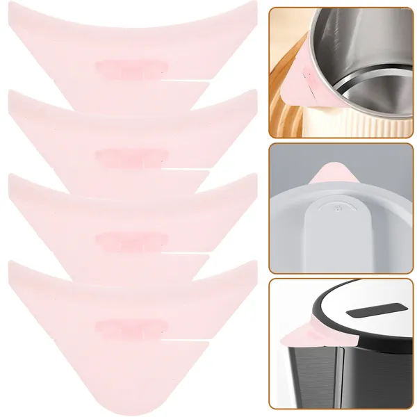 Küchenarmaturen 4 Stcs Plastikkesselstaubabdeckung Elektrische Ausgaberdecke Wasserelektro-thermisches Zubehör