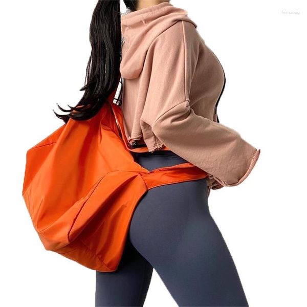 Akşam çantaları seyahat tote omuz çantası spor yoga dans depolama naylon büyük kapasiteli crossbody casual alışveriş ve fitness için mükemmel