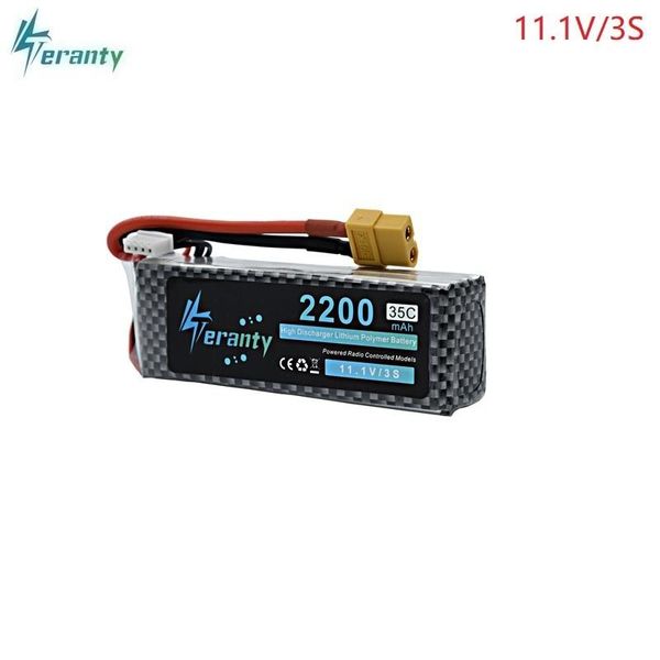 Modle 3s 2200mAh 11.1V RC Helikopter için Şarj Edilebilir Bettary RC Tekne RC Robotlar 3S RC Arabalar İçin Lipo Pil Oyuncaklar Araba Tankları 5 PCS/SETS