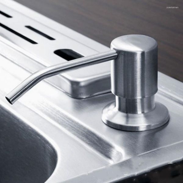 Dispensador de sabão líquido 350/500ml Dispranser Acessórios para banheiros de cozinha Prádicos de lavagem de louça de lavagem de pratos de detergente El Washing