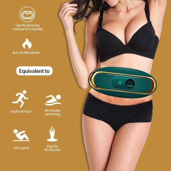 Treinadores abdominais do núcleo Massageador de emagrecimento do corpo Eletric Estimulador de celulite Massager para o corpo Perder peso Beliy Belty Belt Burning 230820