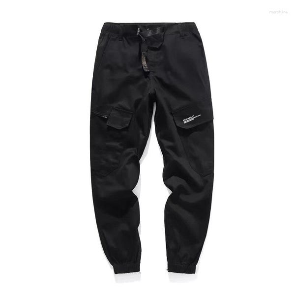 Jeans masculino Moda Classic Army Pants High Street Cotton Men Jogger Brand Designer Big Pocket Military Cargo