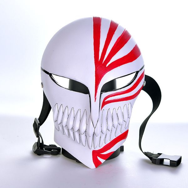 Máscaras de festa Death Kurosaki ichigo máscara de alvejante resina Cosplay Cosplay Tactical Halloween Masquerade Trajes Face Full Face 230818