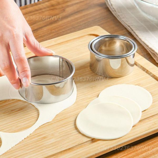 Backformen Ravioli Maker Edelstahl Knödel Schimmelpilzhülle Teig -Presse Cutter Empanada Kuchen
