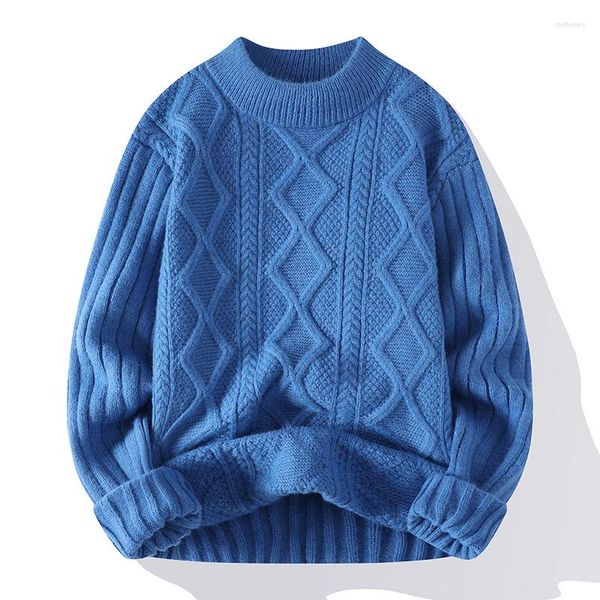 Herrenpullover O-Neck Pullovers für Mann Pullover Winter kalte Kleidung und Springer gestrickt Top Mens Jumper Sale