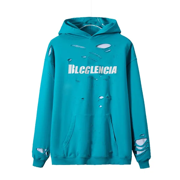 BLCG LENCIA UNISEX Осенью зима. Негабаритная толстовка Мужчины Карбонизированная компактная вращающаяся ткань Основы предметы масштаба