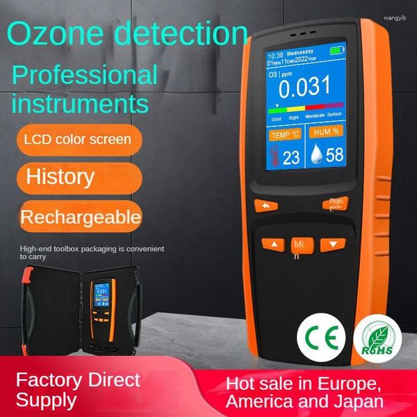 Ozônio Detector O3 Caixa de ferramentas Handheld com alternância entre chinês e inglês para detecção 0-5ppm