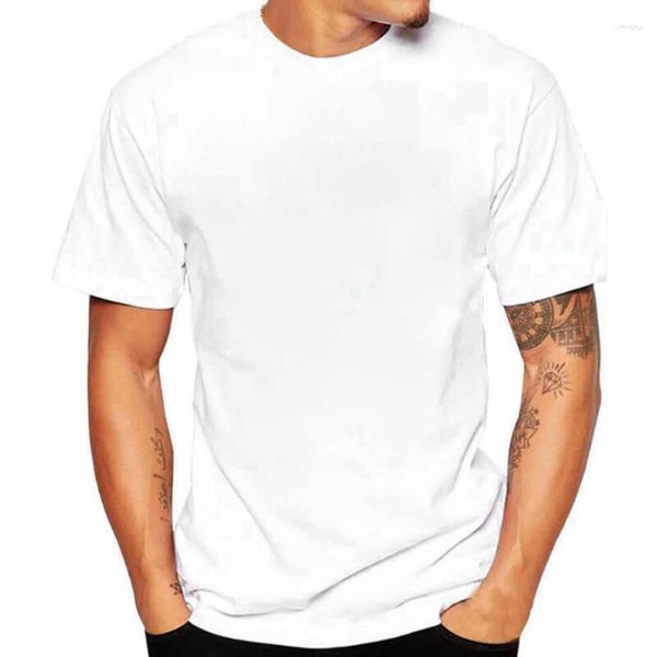 Ternos masculinos B1853 Summer Man Tshirt White T camisetas hipster camisetas harajuku