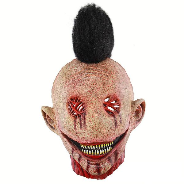 Máscaras de festa máscara de halloween horror murloc látex sangrento peixe scary bouth cosplay figus