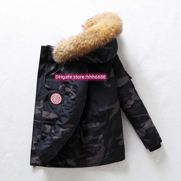 A4vo Herren -Down Jacket Canadian Fashion Tooling Parker Mantel Winter neu