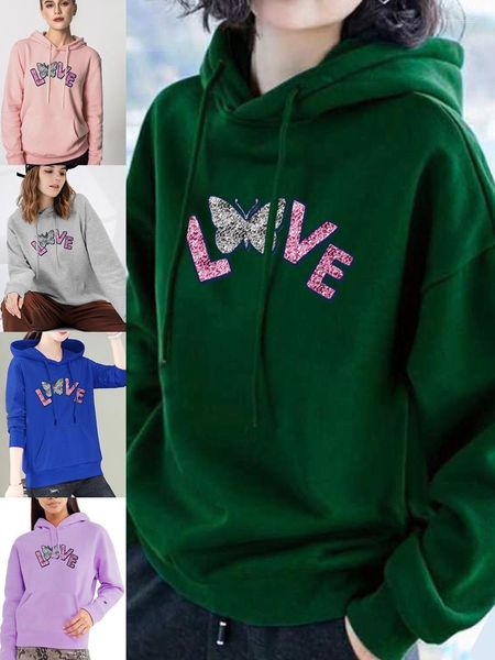 Felpuccetta femminile maglione primavera estate donne e uomini in tessuto sottile serie di esercizi di farfalla Pullover di base di base