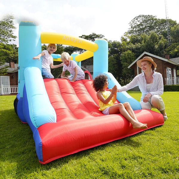 Bambini gonfiabili del castello di buttafera da buttafuori grande maglione giocattoli per il salto per bambini giochi all'aperto al coperto con regali di festa di compleanno del soffiatore di aria divertimento nel giardino a largo diapositiva