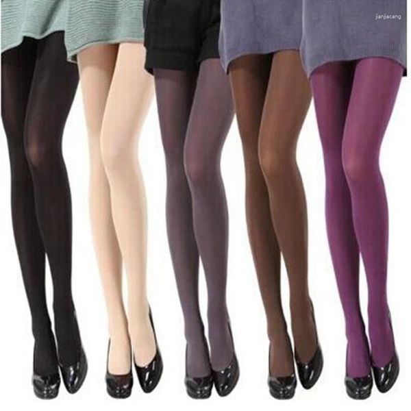 Kadın SOCKS 2023 Moda 1 Çifti Güzel Güzel 7 Renk Opak Ayak Tighssexy Pantyhose Lady Girl için