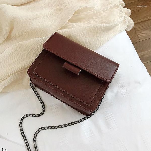 Abendtaschen kleine Tasche für Frauen | Trendy Ins Stil vielseitiger breiter Schultergurt Vintage quadratisch Form Perfect a Mode Look