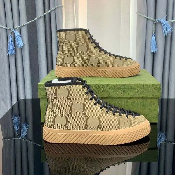 Scarpe designer di lusso 1977 Sneaker Canvas Classic Camel and Ebony Platform Fashion Men Runner Sneaker Sneaker Tennis Lavato Jacquard Denim Women Shoes Ace 10