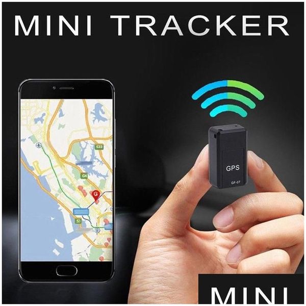 Auto GPS -Zubehör Smart Mini Tracker Locator Starker Echtzeit Magneter kleiner Tracking -Geräte Motorrad -LKW Kinder Teenager alte dro dhuqx