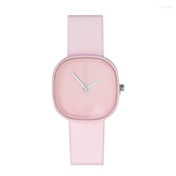 Relógios de pulso Colorias de verão assistir Women Brand Quartz assiste senhoras de couro de luxo de luxo de luxo de relógio de relógio de pulso e casual