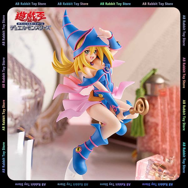 Bonecos de ação Yu-gi-oh!Figura de menina mágico preto yugi muto faraó atum figuras de anime yugioh estatueta modelo boneca brinquedos colecionáveis