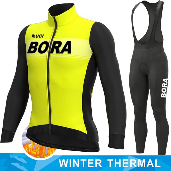 Jersey de ciclismo Define roupas de roupas a laser cortado Maillot Winter Térmicas Térmicas Uci Bora traje para roupas de bicicleta de bicicleta