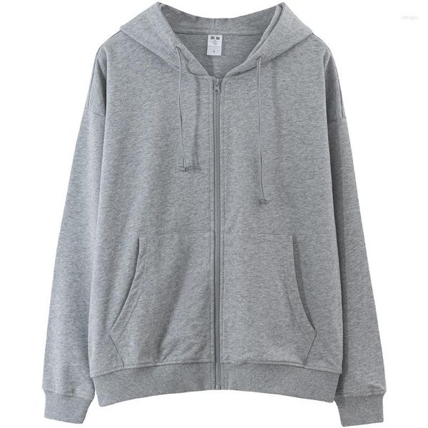 Женские толстовки Шанхайджинг светло -серый серый кардиганский свитер