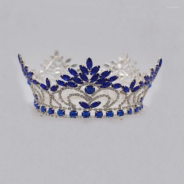 Kopfbedeckungen Großhandel Festzug Kronen und Tiaras Beauty Full Circle Miss World Crown Royal Prinzessin