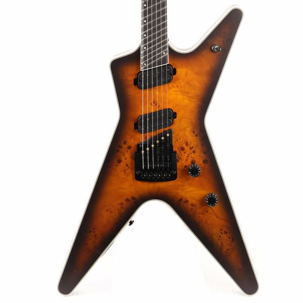 De an ml selezionare la chitarra elettrica naturale a 6 string multiscala di maplo satinata come la stessa delle immagini