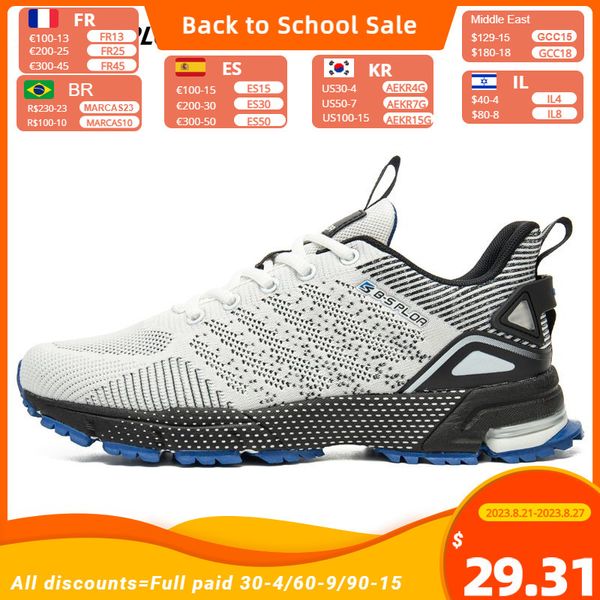 Sapatos de vestido Baasploa Homens Running Shoes Professional Non-Slip Running Shoe tênis Homens Outdoor Malha Superfície Respirável Basquete Sapatos 230818