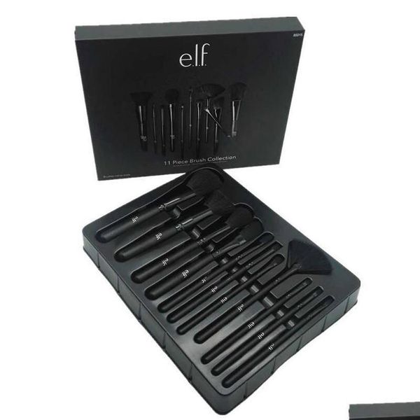 Outros itens de beleza de saúde escovas de maquiagem 11pcs/conjunto de elfes conjunto de pincel de facilidade Fundação de energia Mtipurpose Cosmetic Tool com caixa DRO DHV3A