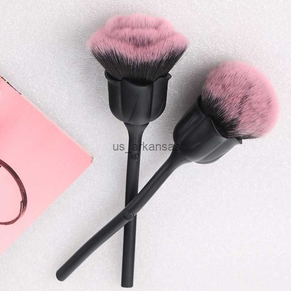 Make -up -Bürsten schwarze Rosenblume Make -up Pinsel lose Pulver Pinsel Rouge Foundation Kosmetische Pinsel für Frauen Nagelkunst Staubpinsel für Maniküre HKD230821