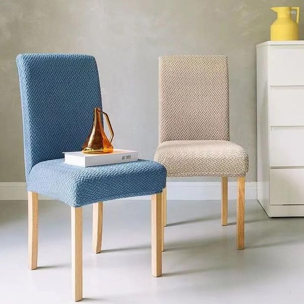 Chega de cadeira simples jacquard moderno capa de enchimento doméstico com tudo incluído em quatro estações de elástica universal