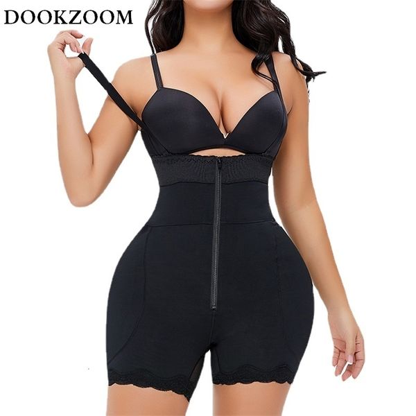 Pista de barriga de barriga de barriga de bunda Shapewear Shaper de corpo inteiro Underwear Fake nas nádegas falsas almofadas de quadril aprimorador tiras breves tênis mais finos da cintura pós -parto 230818