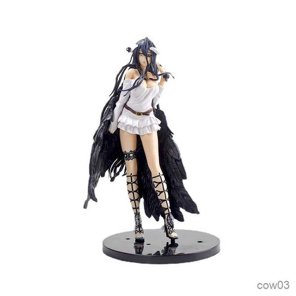 Action oyuncak figürleri Overlord figür albedo figür anime overlord albedo albedo albedo figürin ooal elbisesi figür oyuncakları 21cm r230821