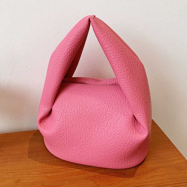 Bolsas de ombro de ombro de nuvem plissada para o verão feminino nova bolsa de design pequeno mensageiro coreano coreano