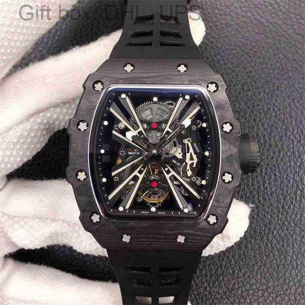 RM01201 SuperClone Active Tourbillon Watchs Designer Designer KV Watch RM1201NTP