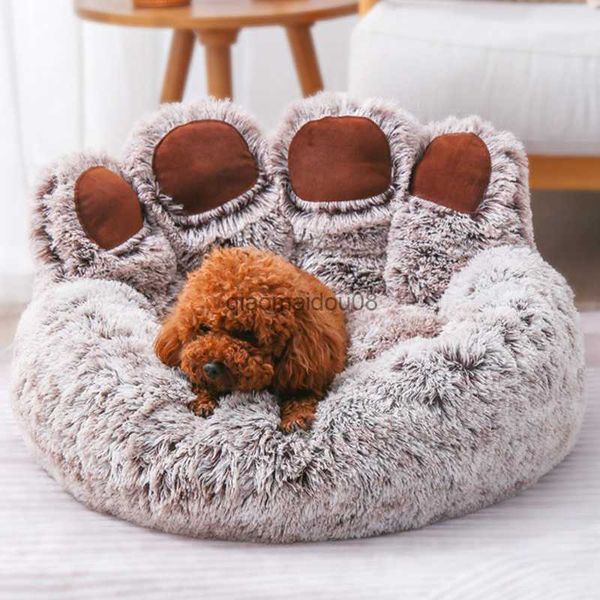 Outros suprimentos para animais de estimação Cama de cachorro Sofá de pet -for -pata de urso macio de urso