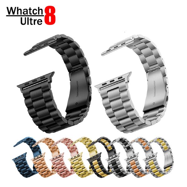 Assista Bandas Smart Ultra Series 8 NFC Strap Smartwatch HK8 IWO W68 ZD8 Sinco de aço inoxidável Belt Bracelet Correas Band Band Gift Tool 230821