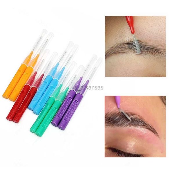 Make -up -Bürsten 20pcs Augenbrauen biegsame Mikropinsel Einweg -Mikrobrush -Applikatoren Wimpernverlängerung Essrauch Reinigung Pinsel Make -up HKD230821