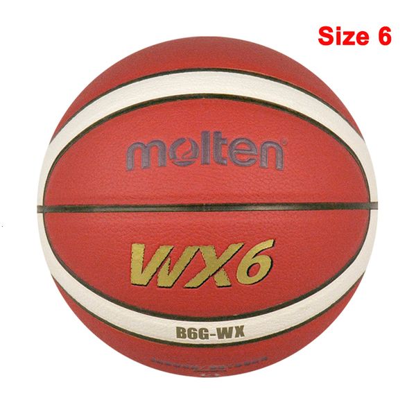 Palline pallacanestro fuso palla palla ufficiale di dimensioni 7/6/5 PU Sfere di alta qualità palline di alta qualità per altezza interno addestramento basket basketball topu 2 6960